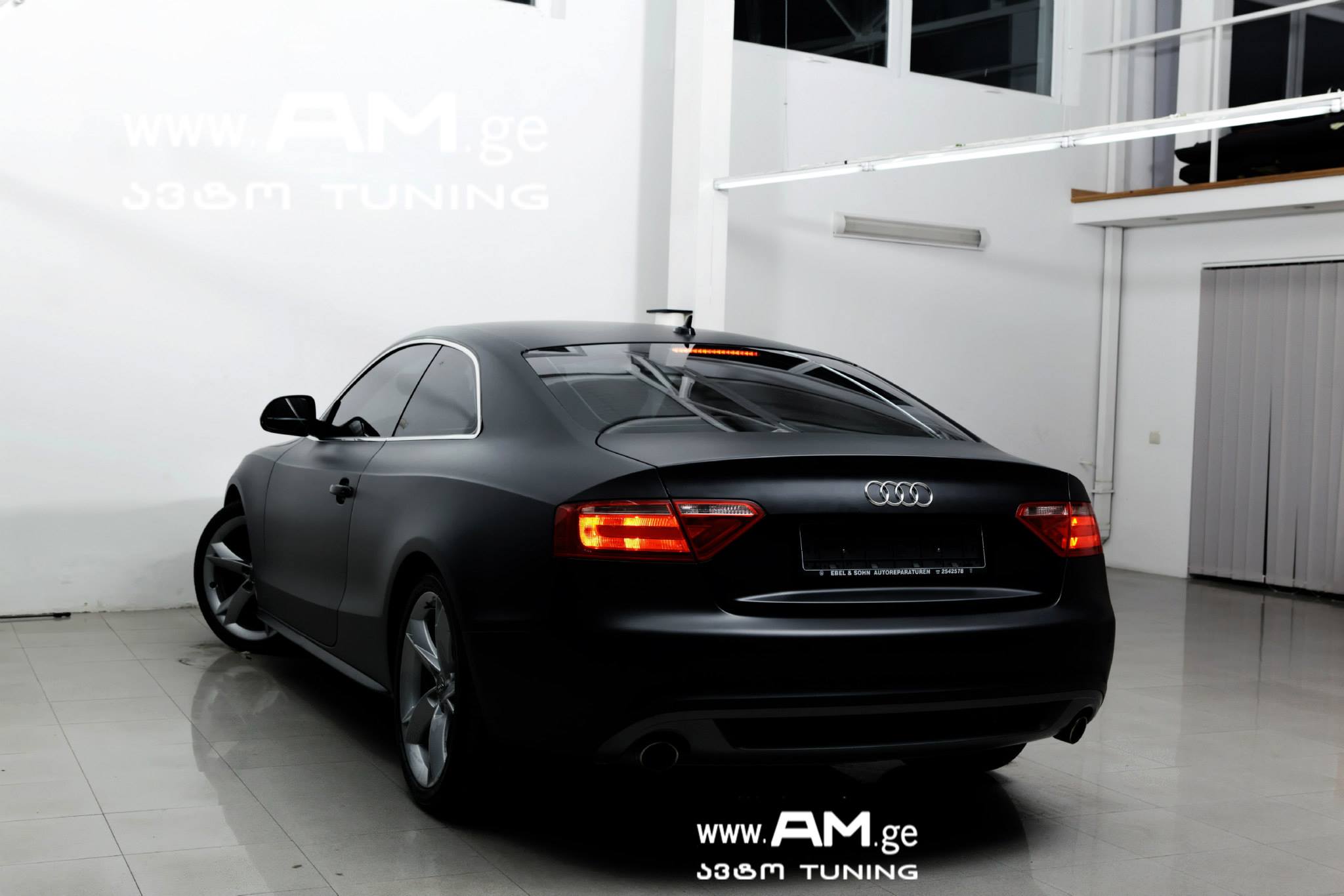Audi A5. Love the flat black.  Audi a5, Audi a5 coupe, Black audi